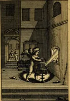 Picture 14 of 47 from Emblemata amatoria : emblemes d'amour en quatre langue [i.e. langues] (1690), leaf 58