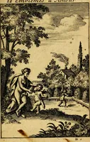 An illustration from Emblemata amatoria : emblemes d'amour en quatre langue [i.e. langues] (1690)