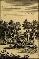 An illustration from Emblemata amatoria : emblemes d'amour en quatre langue [i.e. langues] (1690)