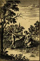 An illustration from Emblemata amatoria : emblemes d'amour en quatre langue [i.e. langues] (1690)