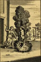 An illustration from Emblemata amatoria : emblemes d'amour en quatre langue [i.e. langues] (1690)