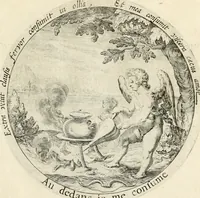 An illustration from Emblemata amatoria, iam demum emendata (1608)