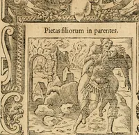 Picture 293 of 304 from Emblemata Andreae Alciati, iurisconsulti clarissimi (1548), leaf 160