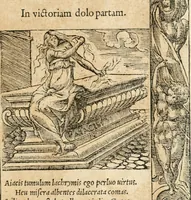 Picture 93 of 304 from Emblemata Andreae Alciati, iurisconsulti clarissimi (1548), leaf 52