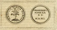 Picture 94 of 150 from Emblemata anniversaria Academiae Altorfinae : stvdiorvm ivventvtis exercitandorvm cavsa proposita et variorvm orationibvs exposita (1597), leaf 184