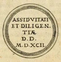 Picture 108 of 150 from Emblemata anniversaria Academiae Altorfinae : stvdiorvm ivventvtis exercitandorvm cavsa proposita et variorvm orationibvs exposita (1597), leaf 222
