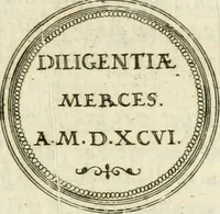 Picture 139 of 150 from Emblemata anniversaria Academiae Altorfinae : stvdiorvm ivventvtis exercitandorvm cavsa proposita et variorvm orationibvs exposita (1597), leaf 296