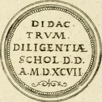 An illustration from Emblemata anniversaria Academiae Altorfinae : stvdiorvm ivventvtis exercitandorvm cavsa proposita et variorvm orationibvs exposita (1597)