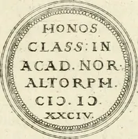 Picture 33 of 150 from Emblemata anniversaria Academiae Altorfinae : stvdiorvm ivventvtis exercitandorvm cavsa proposita et variorvm orationibvs exposita (1597), leaf 60