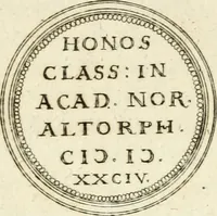Picture 36 of 150 from Emblemata anniversaria Academiae Altorfinae : stvdiorvm ivventvtis exercitandorvm cavsa proposita et variorvm orationibvs exposita (1597), leaf 66