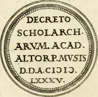 An illustration from Emblemata anniversaria Academiae Altorfinae : stvdiorvm ivventvtis exercitandorvm cavsa proposita et variorvm orationibvs exposita (1597)