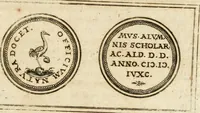 Picture 51 of 150 from Emblemata anniversaria Academiae Altorfinae : stvdiorvm ivventvtis exercitandorvm cavsa proposita et variorvm orationibvs exposita (1597), leaf 90