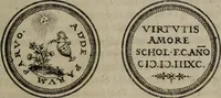 An illustration from Emblemata anniversaria Academiae Altorfinae : studiorum iuventutis exercitandorum causa proposita et variorum orationibus exposita (1597)