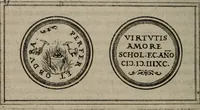 An illustration from Emblemata anniversaria Academiae Altorfinae : studiorum iuventutis exercitandorum causa proposita et variorum orationibus exposita (1597)