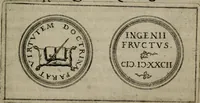 An illustration from Emblemata anniversaria Academiae Altorfinae : studiorum iuventutis exercitandorum causa proposita et variorum orationibus exposita (1597)