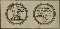 An illustration from Emblemata anniversaria Academiae Altorfinae : studiorum iuventutis exercitandorum causa proposita et variorum orationibus exposita (1597)