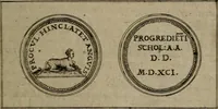 An illustration from Emblemata anniversaria Academiae Altorfinae : studiorum iuventutis exercitandorum causa proposita et variorum orationibus exposita (1597)