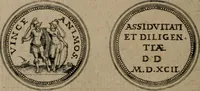 An illustration from Emblemata anniversaria Academiae Altorfinae : studiorum iuventutis exercitandorum causa proposita et variorum orationibus exposita (1597)