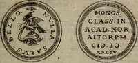 An illustration from Emblemata anniversaria Academiae Altorfinae : studiorum iuventutis exercitandorum causa proposita et variorum orationibus exposita (1597)