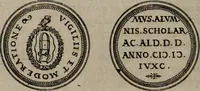 An illustration from Emblemata anniversaria Academiae Altorfinae : studiorum iuventutis exercitandorum causa proposita et variorum orationibus exposita (1597)