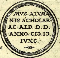 An illustration from Emblemata anniversaria Academiae Noribergensis, qvae est Altorffii: stvdiorum juventutis exercitandorum caussâ inde ab ann. Christi CD D LXXVII usq; ad annum CD D CXVI proposita; oratiunculis eruditis & nervosis in panegyribus academicis explicata (1617)