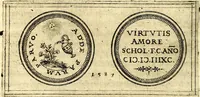 An illustration from Emblemata anniversaria Academiae Noribergensis, qvae est Altorffii: stvdiorum juventutis exercitandorum caussâ inde ab ann. Christi CD D LXXVII usq; ad annum CD D CXVI proposita; oratiunculis eruditis & nervosis in panegyribus academicis explicata (1617)