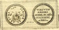 An illustration from Emblemata anniversaria Academiae Noribergensis, qvae est Altorffii: stvdiorum juventutis exercitandorum caussâ inde ab ann. Christi CD D LXXVII usq; ad annum CD D CXVI proposita; oratiunculis eruditis & nervosis in panegyribus academicis explicata (1617)