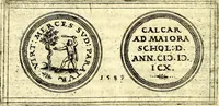 An illustration from Emblemata anniversaria Academiae Noribergensis, qvae est Altorffii: stvdiorum juventutis exercitandorum caussâ inde ab ann. Christi CD D LXXVII usq; ad annum CD D CXVI proposita; oratiunculis eruditis & nervosis in panegyribus academicis explicata (1617)