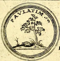 An illustration from Emblemata anniversaria Academiae Noribergensis, qvae est Altorffii: stvdiorum juventutis exercitandorum caussâ inde ab ann. Christi CD D LXXVII usq; ad annum CD D CXVI proposita; oratiunculis eruditis & nervosis in panegyribus academicis explicata (1617)