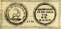 An illustration from Emblemata anniversaria Academiae Noribergensis, qvae est Altorffii: stvdiorum juventutis exercitandorum caussâ inde ab ann. Christi CD D LXXVII usq; ad annum CD D CXVI proposita; oratiunculis eruditis & nervosis in panegyribus academicis explicata (1617)
