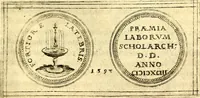 An illustration from Emblemata anniversaria Academiae Noribergensis, qvae est Altorffii: stvdiorum juventutis exercitandorum caussâ inde ab ann. Christi CD D LXXVII usq; ad annum CD D CXVI proposita; oratiunculis eruditis & nervosis in panegyribus academicis explicata (1617)