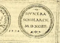 An illustration from Emblemata anniversaria Academiae Noribergensis, qvae est Altorffii: stvdiorum juventutis exercitandorum caussâ inde ab ann. Christi CD D LXXVII usq; ad annum CD D CXVI proposita; oratiunculis eruditis & nervosis in panegyribus academicis explicata (1617)