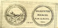 An illustration from Emblemata anniversaria Academiae Noribergensis, qvae est Altorffii: stvdiorum juventutis exercitandorum caussâ inde ab ann. Christi CD D LXXVII usq; ad annum CD D CXVI proposita; oratiunculis eruditis & nervosis in panegyribus academicis explicata (1617)