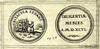 An illustration from Emblemata anniversaria Academiae Noribergensis, qvae est Altorffii: stvdiorum juventutis exercitandorum caussâ inde ab ann. Christi CD D LXXVII usq; ad annum CD D CXVI proposita; oratiunculis eruditis & nervosis in panegyribus academicis explicata (1617)