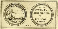 An illustration from Emblemata anniversaria Academiae Noribergensis, qvae est Altorffii: stvdiorum juventutis exercitandorum caussâ inde ab ann. Christi CD D LXXVII usq; ad annum CD D CXVI proposita; oratiunculis eruditis & nervosis in panegyribus academicis explicata (1617)