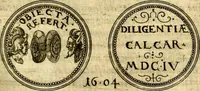 An illustration from Emblemata anniversaria Academiae Noribergensis, qvae est Altorffii: stvdiorum juventutis exercitandorum caussâ inde ab ann. Christi CD D LXXVII usq; ad annum CD D CXVI proposita; oratiunculis eruditis & nervosis in panegyribus academicis explicata (1617)