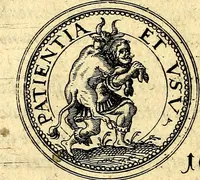 An illustration from Emblemata anniversaria Academiae Noribergensis, qvae est Altorffii: stvdiorum juventutis exercitandorum caussâ inde ab ann. Christi CD D LXXVII usq; ad annum CD D CXVI proposita; oratiunculis eruditis & nervosis in panegyribus academicis explicata (1617)