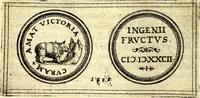 An illustration from Emblemata anniversaria Academiae Noribergensis, qvae est Altorffii: stvdiorum juventutis exercitandorum caussâ inde ab ann. Christi CD D LXXVII usq; ad annum CD D CXVI proposita; oratiunculis eruditis & nervosis in panegyribus academicis explicata (1617)
