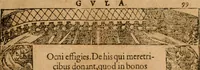 Picture 197 of 416 from Emblemata d'A. Alciati : denuo ab ipso autore recognita ac, quae desiderabantur, imaginibus locupletata : accesserunt noua aliquot ab autore emblemata, suis quoque eiconibus insignita (1550), leaf 102