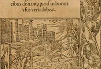 Picture 198 of 416 from Emblemata d'A. Alciati : denuo ab ipso autore recognita ac, quae desiderabantur, imaginibus locupletata : accesserunt noua aliquot ab autore emblemata, suis quoque eiconibus insignita (1550), leaf 102