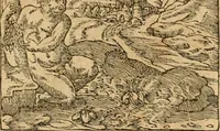 An illustration from Emblemata d'A. Alciati : denuo ab ipso autore recognita ac, quae desiderabantur, imaginibus locupletata : accesserunt noua aliquot ab autore emblemata, suis quoque eiconibus insignita (1550)