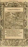 Picture 259 of 416 from Emblemata d'A. Alciati : denuo ab ipso autore recognita ac, quae desiderabantur, imaginibus locupletata : accesserunt noua aliquot ab autore emblemata, suis quoque eiconibus insignita (1550), leaf 134