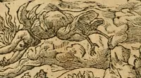 An illustration from Emblemata d'A. Alciati : denuo ab ipso autore recognita ac, quae desiderabantur, imaginibus locupletata : accesserunt noua aliquot ab autore emblemata, suis quoque eiconibus insignita (1550)