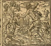 Picture 290 of 416 from Emblemata d'A. Alciati : denuo ab ipso autore recognita ac, quae desiderabantur, imaginibus locupletata : accesserunt noua aliquot ab autore emblemata, suis quoque eiconibus insignita (1550), leaf 152