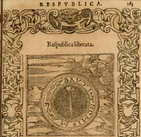 Picture 313 of 416 from Emblemata d'A. Alciati : denuo ab ipso autore recognita ac, quae desiderabantur, imaginibus locupletata : accesserunt noua aliquot ab autore emblemata, suis quoque eiconibus insignita (1550), leaf 166