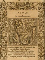 An illustration from Emblemata d'A. Alciati : denuo ab ipso autore recognita ac, quae desiderabantur, imaginibus locupletata : accesserunt noua aliquot ab autore emblemata, suis quoque eiconibus insignita (1550)