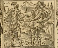 An illustration from Emblemata d'A. Alciati : denuo ab ipso autore recognita ac, quae desiderabantur, imaginibus locupletata : accesserunt noua aliquot ab autore emblemata, suis quoque eiconibus insignita (1550)