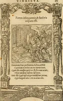 An illustration from Emblemata d'A. Alciati : denuo ab ipso autore recognita ac, quae desiderabantur, imaginibus locupletata : accesserunt noua aliquot ab autore emblemata, suis quoque eiconibus insignita (1550)