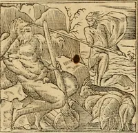 An illustration from Emblemata d'A. Alciati : denuo ab ipso autore recognita ac, quae desiderabantur, imaginibus locupletata : accesserunt noua aliquot ab autore emblemata, suis quoque eiconibus insignita (1550)