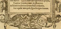 An illustration from Emblemata d'A. Alciati : denuo ab ipso autore recognita ac, quae desiderabantur, imaginibus locupletata : accesserunt noua aliquot ab autore emblemata, suis quoque eiconibus insignita (1550)